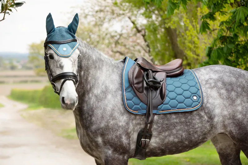 Coldstream Marygold GP Saddle Pad - Slate Blue-2